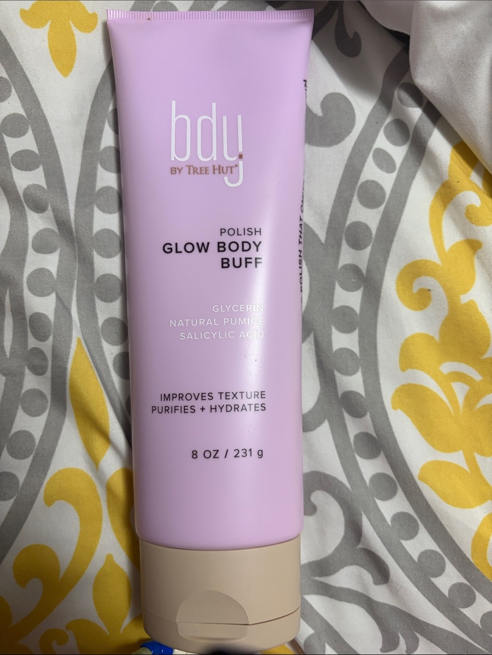 bdj by Tree Hut Pink Glow Body Buff – Exfoliating Body Polish